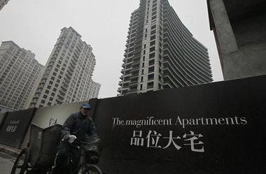 Eigentumswohnungen sind in China der Renner: neuer Appartmentkom...