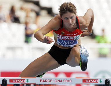 Der lange Weg zum Ausgangsniveau: Carolin Nytra bei der EM 2010 ...