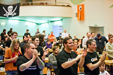 Bayerns Piraten auf dem letzten Landesparteitag (September 2010) Bayerns Piraten auf dem letzten Landesparteitag (September 2010)