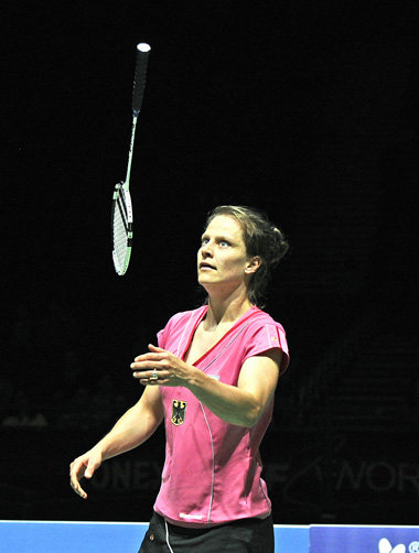 Juliane Schenk nach einem Punktverlust im Halbfinale