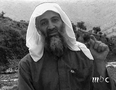 Aufenthaltsort unbekannt: TV-Bild von Osama bin Laden, 17. April... Aufenthaltsort unbekannt: TV-Bild von Osama bin Laden, 17. April...