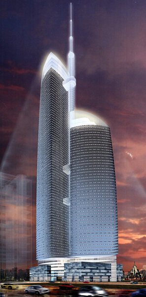 Palast der Neureichen: Föderationsturm (im Bau) Palast der Neureichen: Föderationsturm (im Bau)