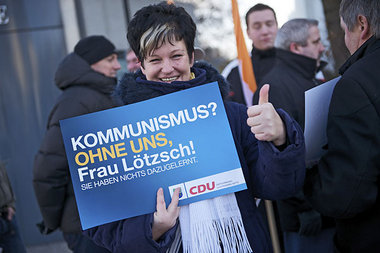 Antikommunistische Hetzkampagnen sollen die Linkspartei zähmen u...