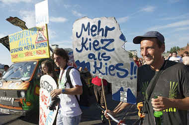 Der Unmut groß, die Forderungen noch etwas unscharf. Demonstrati...