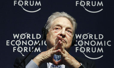US-Großspekulant George Soros am 27. Januar 2011 auf dem Weltwir... US-Großspekulant George Soros am 27. Januar 2011 auf dem Weltwir...
