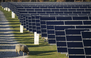 Solarpark in Waghäusel bei Karlsruhe