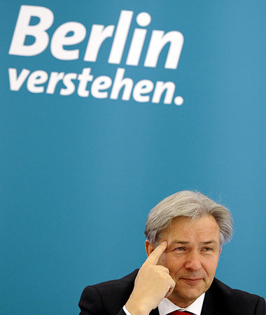 Berlin veräppeln. Hier ist die Kompetenz (Klaus Wowereit am 31. ...