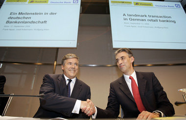 2008: Der Vorstandsvorsitzende der Post-Bank, Frank Appel, &uuml...