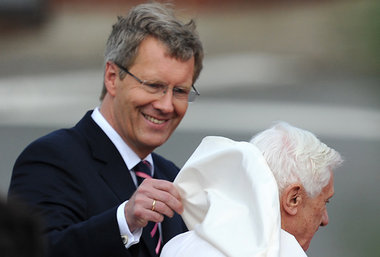 Diener des Herrn: Bundespr&auml;sident Wulff und Papst Benedikt ...