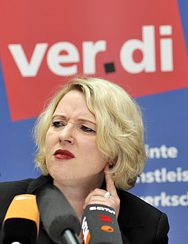 Ver.di-Vize Andrea Kocsis