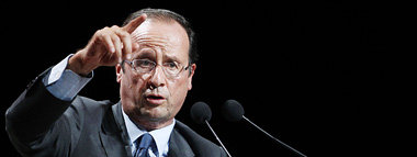 Francois Hollande k&auml;mpferisch