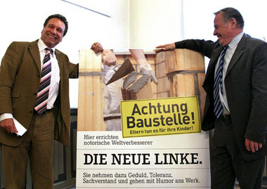 Am vergangenen Sonntag in Erfurt guter Dinge: der Vorsitzende de...