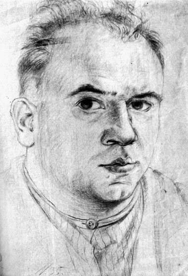 Selbstbildnis Adolf Noetzel (ohne Jahresangabe)
