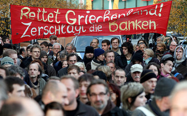 Griechenland retten, Banken zerschlagen: &raquo;Marsch der Emp&o...