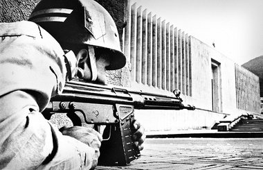 Kolumbianische Soldaten st&uuml;rmten vor mehr als 25 Jahren den...