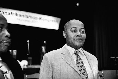 Ehrengast in M&uuml;nchen: Guy Lumumba, der 80 Tage nach der Erm...