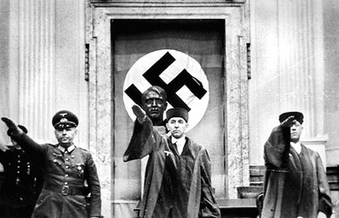 Hermann Reinecke, Roland Freisler, Ernst Lautz am Volksgerichtsh...