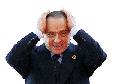 Geliftet, gefärbt, aber munter: Berlusconi, von seinen &raq... Geliftet, gefärbt, aber munter: Berlusconi, von seinen &raq...