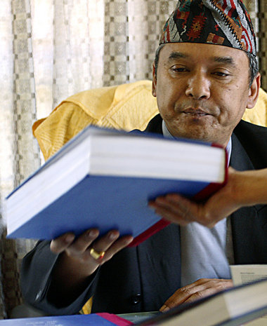 Droht mit Revolte: Mohan Baidya Kiran