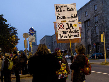 Demonstration gegen &raquo;Stuttgart 21&laquo; am Montag