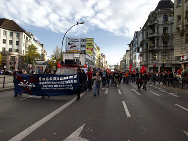Neonazigegner in Berlin-Neukölln
