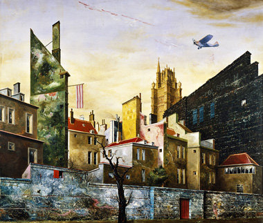 Franz Radziwill, &raquo;Hinterh&auml;user in Dresden&laquo;, 193...