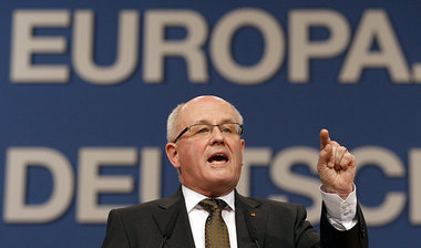 Volker Kauder (CDU) am Dienstag: »In Europa wird deutsch gesproc...
