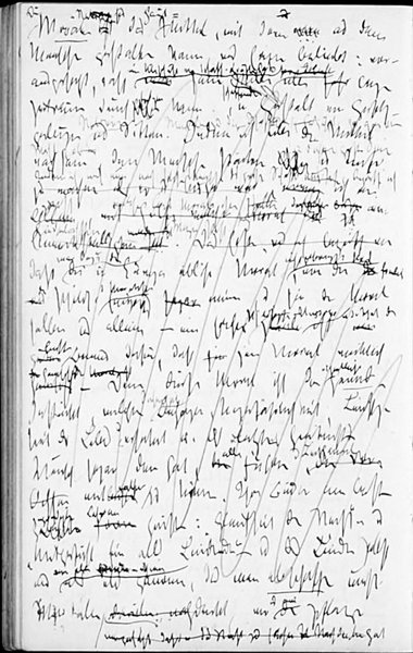 Autograph von Friedrich Nietzsche aus dem Nachlaß, entnommen der...