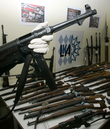 Waffenfund bei Neofaschisten in M&uuml;nchen 2006