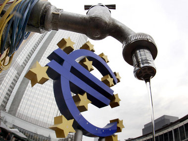 Geldhahn zu, Geldhahn auf. Es tröpfelt nur in Euro-Land (vo... Geldhahn zu, Geldhahn auf. Es tröpfelt nur in Euro-Land (vo...