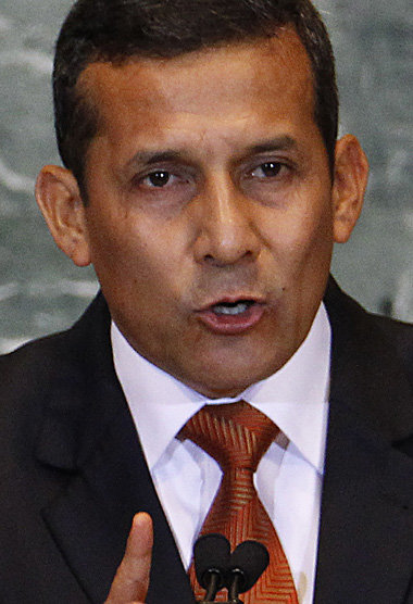 Perus Pr&auml;sident Ollanta Humala
