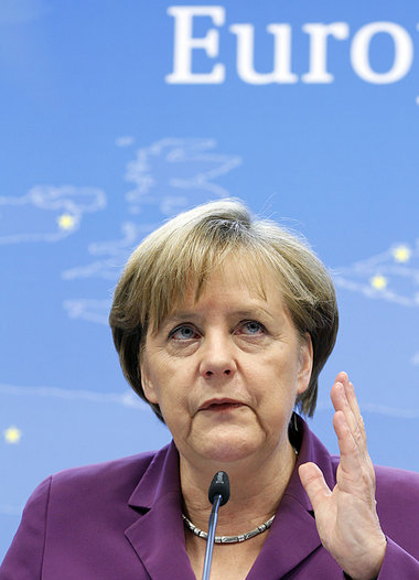 So wird’s gemacht und nicht anders: Kanzlerin Merkel (CDU) setzt...