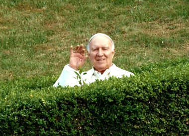 Huhu, ich bin&rsquo;s, der Papst