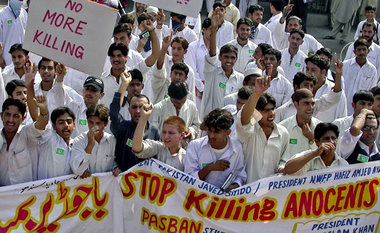 Protest am Mittwoch in Peshawar