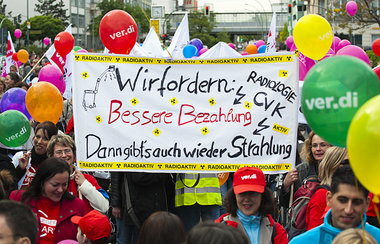 Haben viel Solidarität erfahren: Charité-Beschä... Haben viel Solidarität erfahren: Charité-Beschä...