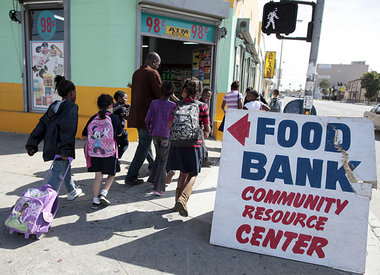 »Food Bank« in Los Angeles, vergleichbar den deutsch... »Food Bank« in Los Angeles, vergleichbar den deutsch...
