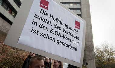 Proteste von E.on-Mitarbeitern am 7. November in Hannover Proteste von E.on-Mitarbeitern am 7. November in Hannover