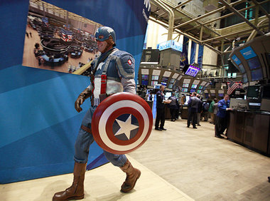 Gutti als »Captain America« nach dem Börsengang... Gutti als »Captain America« nach dem Börsengang...