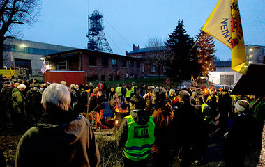 Jahreswechsel vor der Asse bei Wolfenb&uuml;ttel