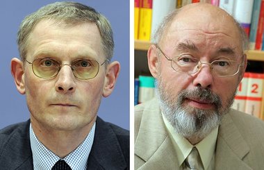 Alte »Rot-gleich-Braun«-Kämpfer: Uwe Backes (l.) und Eckhard Jes...