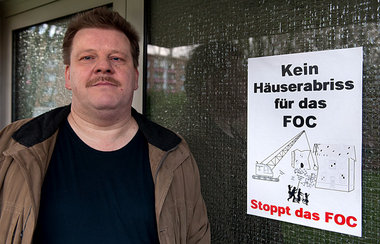 K&auml;mpft mit seinen Nachbarn f&uuml;r den Erhalt der Wohnsied...