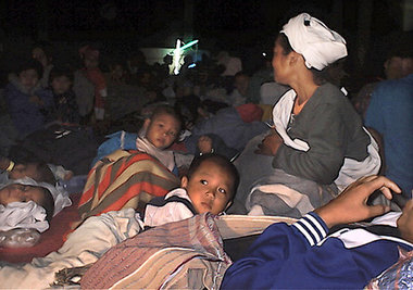 In einem thailändischen Flüchtlingslager: Die Kinder flohen vor ...