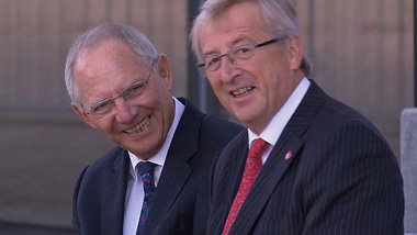 Vom Poker zum Film: Wolfgang Schäuble (l.) und Jean Claude ... Vom Poker zum Film: Wolfgang Schäuble (l.) und Jean Claude ...