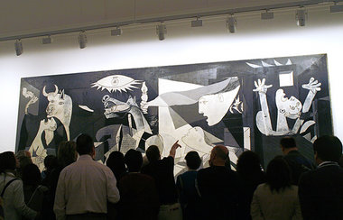 &raquo;Guernica&laquo; kehrte 1981 nach Madrid zur&uuml;ck, wo e...