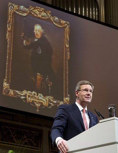 »Erster Diener seines Staates« – Bundespräsident Christian Wulff...