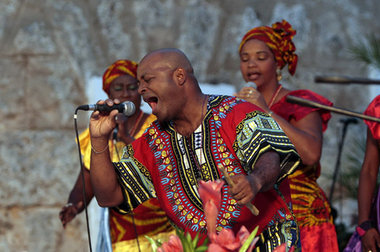 Karibische Rhythmen bei der Eröffnungsveranstaltung