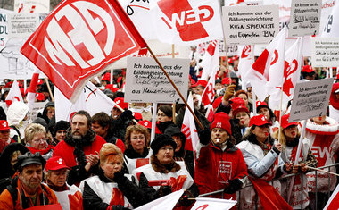 GEW-Protest in Berlin