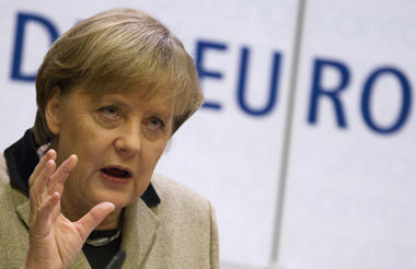 Hat sich als Bankenretterin bew&auml;hrt: Bundeskanzlerin Angela...