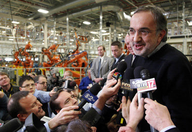 Fiat-Chef Sergio Marchionne ließ sich Anfang Februar in de... Fiat-Chef Sergio Marchionne ließ sich Anfang Februar in de...
