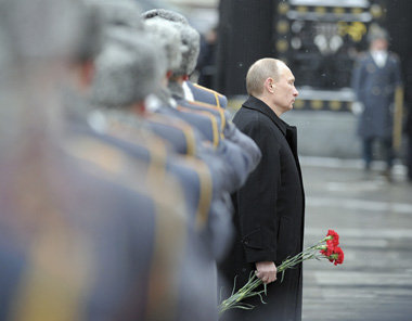 23. Februar, »Tag des Verteidigers des Vaterlandes«: Wladimir Pu...